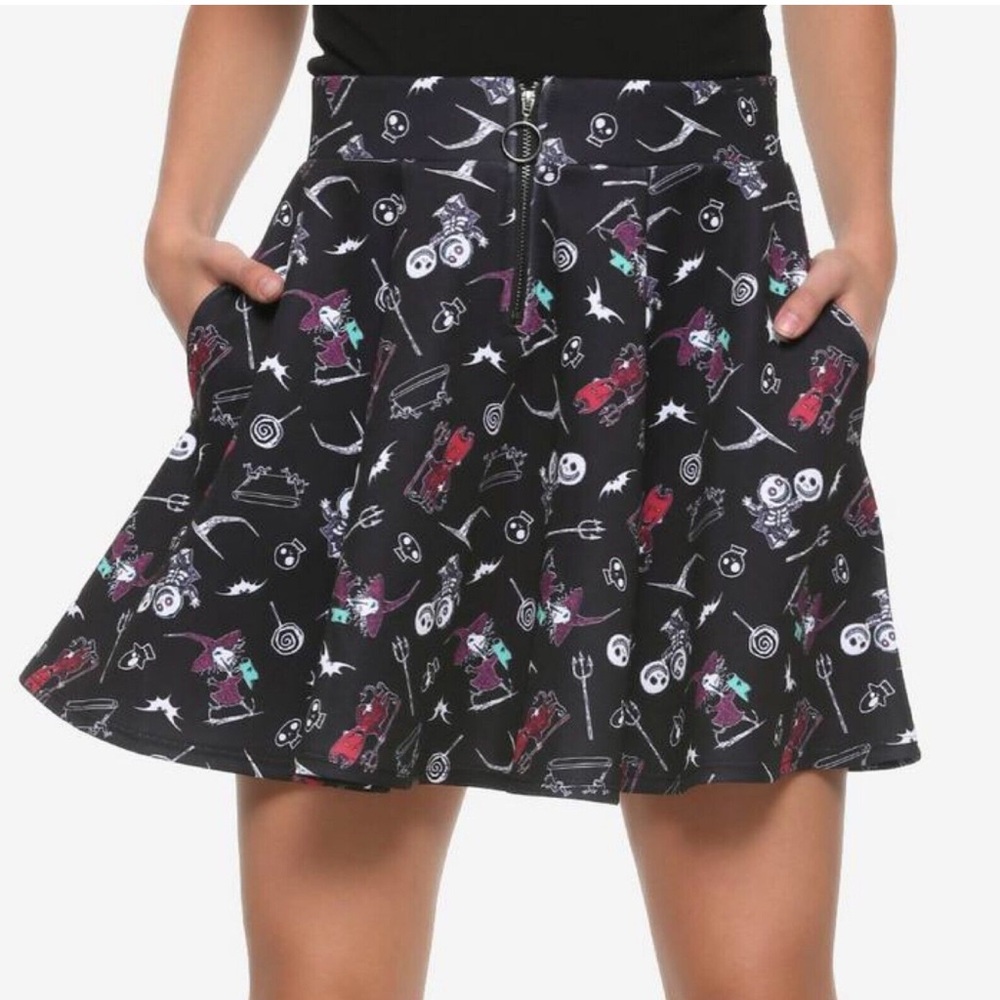 The Nightmare Before Christmas Skater Skirt
